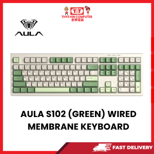 AULA S102 (GREEN) WIRED MEMBRANE KEYBOARD