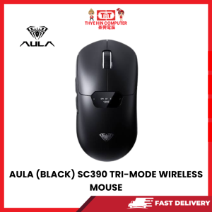 AULA (BLACK) SC390 TRI-MODE WIRELESS MOUSE