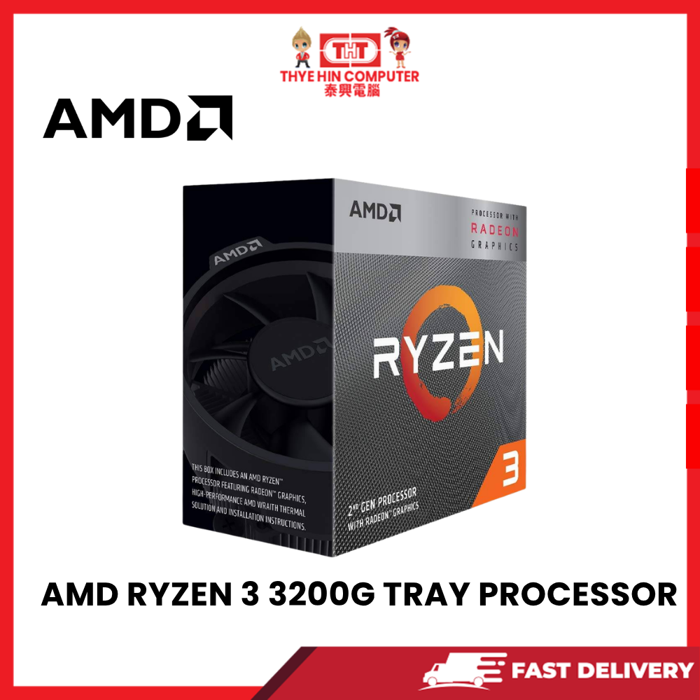 AMD RYZEN 3 3200G TRAY PROCESSOR
