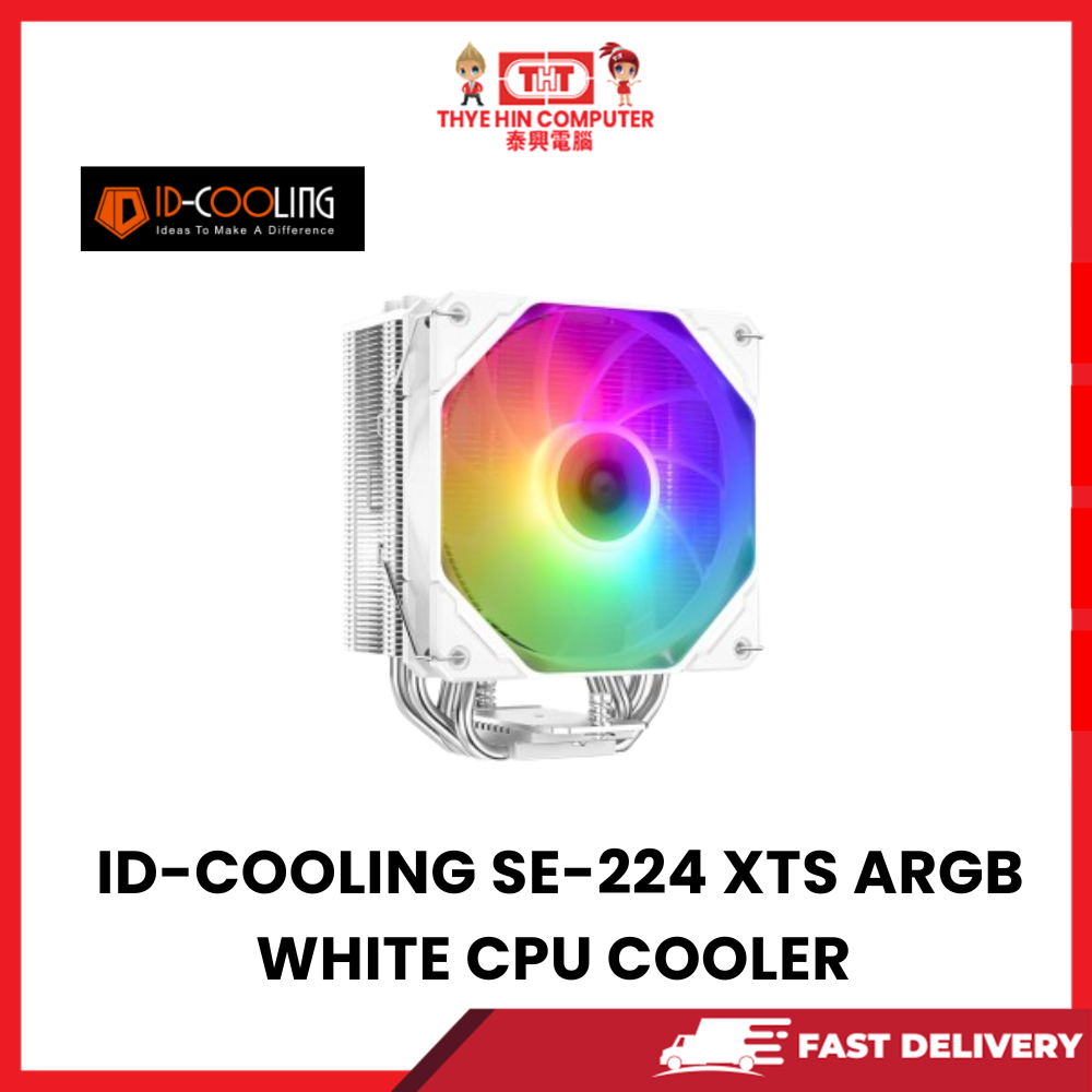 ID-COOLING SE-224 XTS ARGB WHITE CPU COOLER