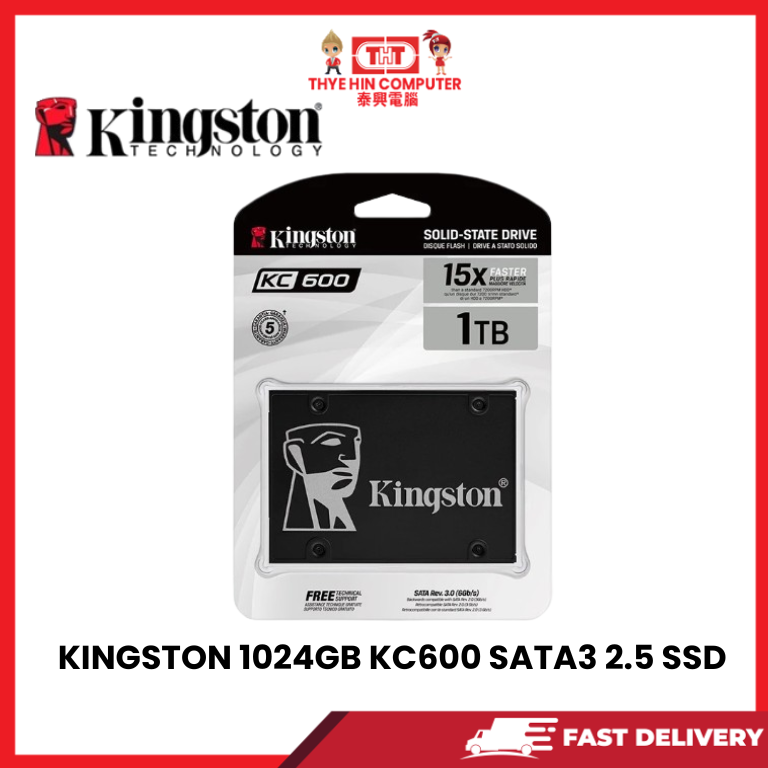 KINGSTON 1024GB KC600 SATA3 2.5 SSD
