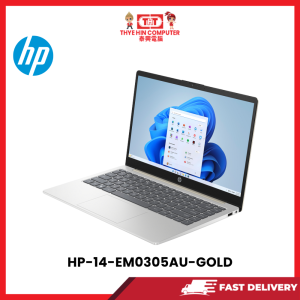 Alternative view of HP-14-EM0305AU-GOLD-AMDRYZEN3-7320U,8GBR5,512GBSSD,AMDRADEON,14"FHD,W1164,2YRS,H&S