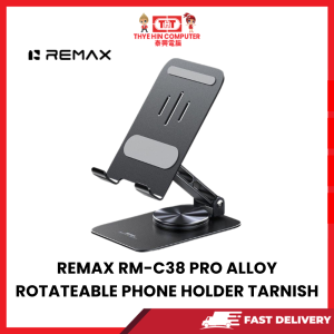 Alternative view of REMAX RM-C38 PRO ALLOY ROTATEABLE PHONE HOLDER TARNISH