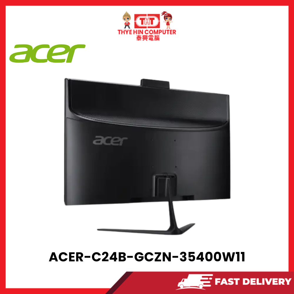 ACER-C24B-GCZN-AMDRYZEN3-5400U,16GBR4,512GBSSD,AMDRADEON,W1164,23.8"FHD,3YRS,H&S - Image 3