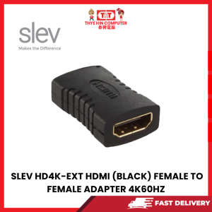 SLEV HD4K-EXT HDMI (BLACK) FEMALE TO FEMALE ADAPTER 4K60HZ