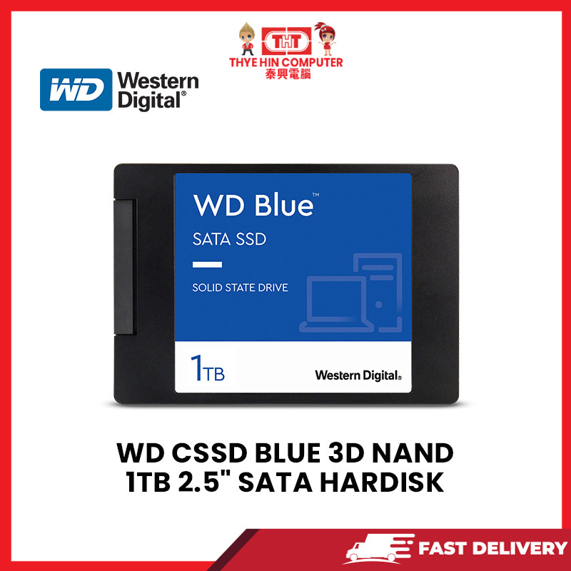 WD CSSD BLUE 3D NAND 1TB 2.5" SATA HARDISK