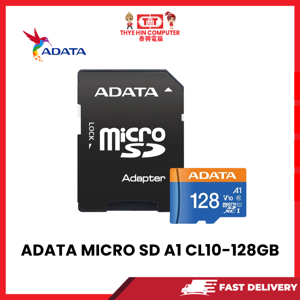 ADATA MICRO SD A1 CL10-128GB