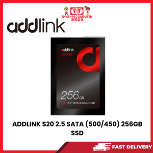 ADDLINK S20 2.5 SATA (500/450) 256GB SSD