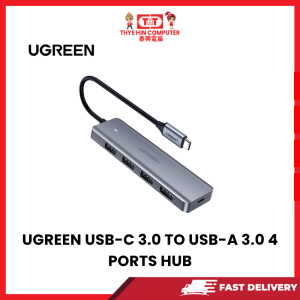 UGREEN USB-C 3.0 TO USB-A 3.0 4 PORTS HUB