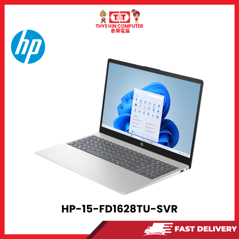 HP-15-FD1628TU-SVR-INTELCORE5-120U,16GBR4,512GBSSD,INTELHD,15.6"FHD,W1164,2YRS,H&S - Image 2