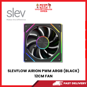 SLEVFLOW AIRION PWM ARGB (BLACK) 12CM FAN