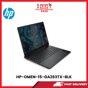 Alternative view of HP-OMEN-15-GA263TX-BLK-INTELCOREI7-14650HX,16GBR5,512GBSSD,RTX5050-8GVR6,15.3"2KIPS,W1164,2YRS,H&S