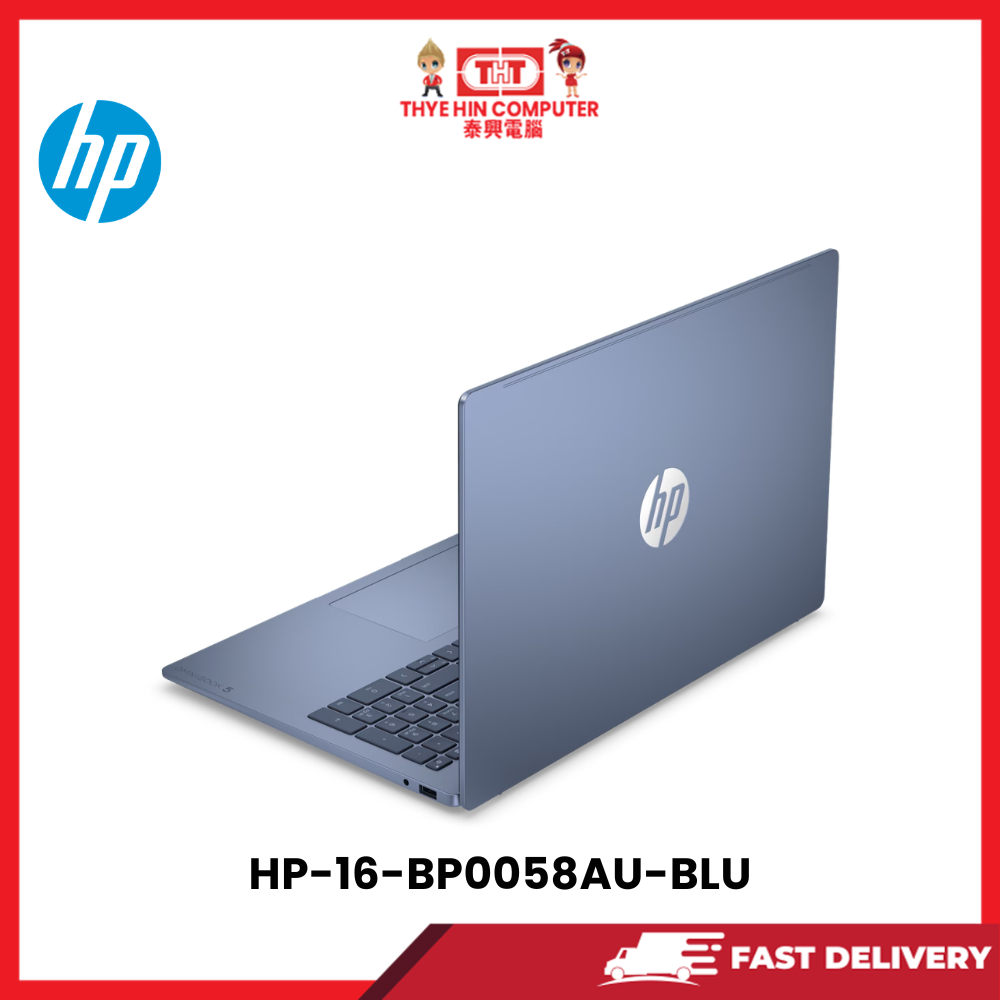 HP-16-BP0058AU-BLU-AMDRYZENAI-7-445,16GBR5OB,512GBSSD,AMDRADEON,16"2K,W1164,2YRS,H&S - Image 3