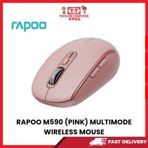 Alternative view of RAPOO M590 (PINK) MULTIMODE WIRELESS MOUSE