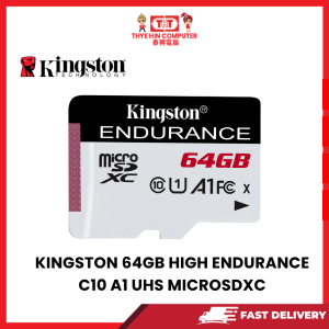 KINGSTON 64GB HIGH ENDURANCE C10 A1 UHS MICROSDXC