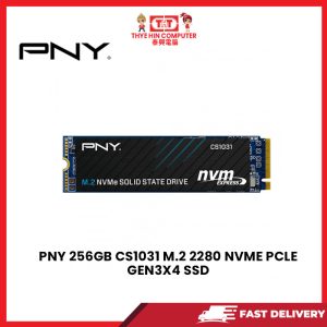 PNY 256GB CS1031 M.2 2280 NVME PCLE GEN3x4 SSD