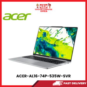 Alternative view of ACER-AL16-74P-535W-SVR-INTELCOREULTRA5-125H,16GBR5OB,512GBSSD,INTELARC,16"WUXGA,W1164,2YRS,H&S