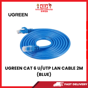 Alternative view of UGREEN CAT 6 U/UTP LAN CABLE 2M (BLUE)