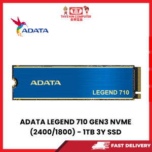 ADATA LEGEND 710 GEN3 NVME (2400/1800) - 1TB 3Y SSD