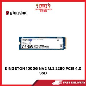 KINGSTON 1000G NV3 M.2 2280 PCIE 4.0 NVME SSD 1TB