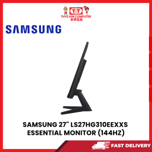 Alternative view of SAMSUNG 27" LS27HG310EEXXS ESSENTIAL MONITOR (144HZ) Resolution, Panel type