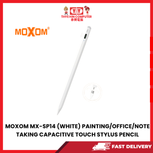 MOXOM MX-SP14 (WHITE) PAINTING/OFFICE/NOTE TAKING CAPACITIVE TOUCH STYLUS PENCIL