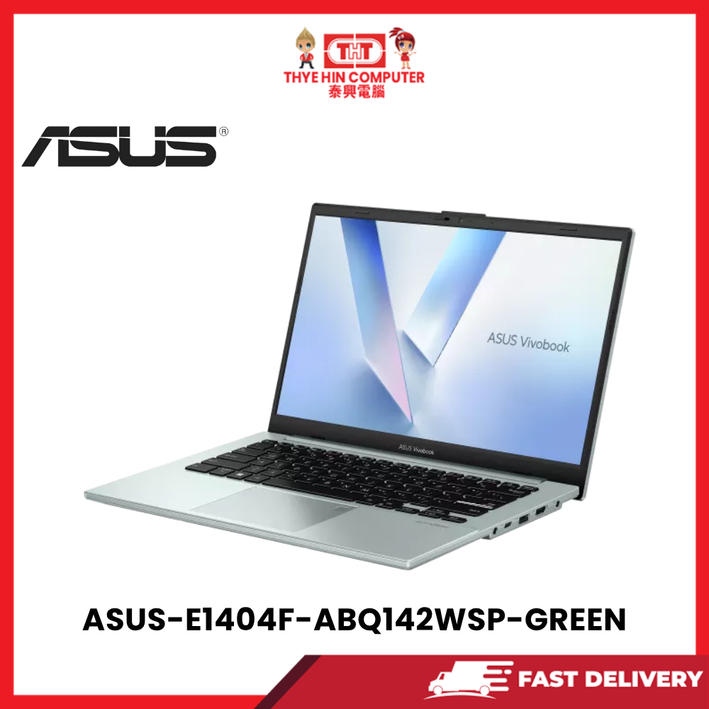 ASUS-E1404F-ABQ142WSP-GREEN-AMDRYZEN3-30,8GBR5,256GBSSD,AMDRADEON,15.6"FHD,W1164,2YRS,H&S - Image 2