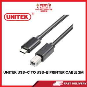 UNITEK USB-C TO USB-B PRINTER CABLE 2M