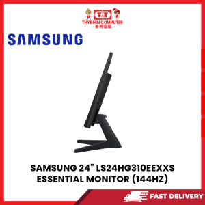 Alternative view of SAMSUNG 24" LS24HG310EEXXS ESSENTIAL MONITOR (144HZ) Resolution, Panel type