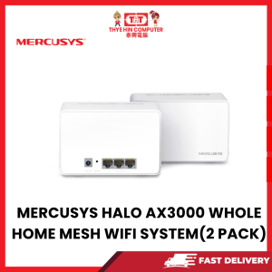 MERCUSYS HALO AX3000 WHOLE HOME MESH WIFI SYSTEM(2 PACK)