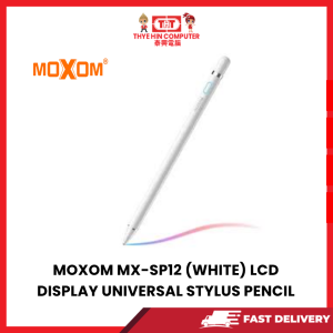 MOXOM MX-SP12 (WHITE) LCD DISPLAY UNIVERSAL STYLUS PENCIL