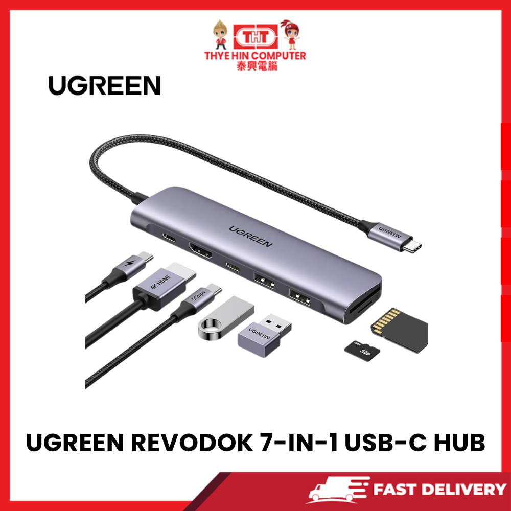 UGREEN REVODOK 7-IN-1 USB-C HUB
