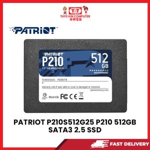 PATRIOT P210S512G25 P210 512GB SATA3 2.5 SSD