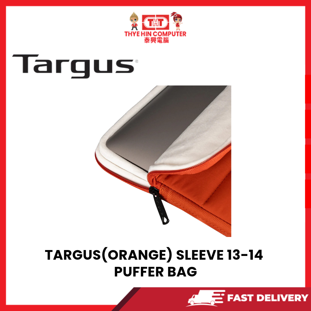 TARGUS(ORANGE) SLEEVE 13-14 PUFFER BAG - Image 3