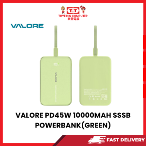 VALORE PD45W 10000MAH SSSB POWERBANK(GREEN)