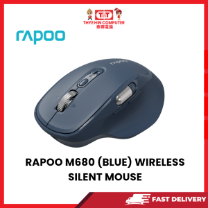 RAPOO M680 (BLUE) WIRELESS SILENT MOUSE - Image 2