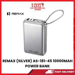 REMAX (SILVER) AS-181-45 10000MAH POWER BANK