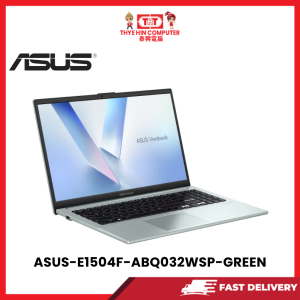 Alternative view of ASUS-E1504F-ABQ032WSP-GREEN-AMDRYZEN3-30,8GBR5,512GBSSD,AMDRADEON,15.6"FHD,W1164,2YRS,H&S