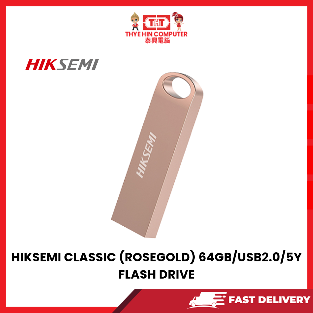 HIKSEMI CLASSIC (ROSEGOLD) 64GB/USB2.0/5Y FLASH DRIVE
